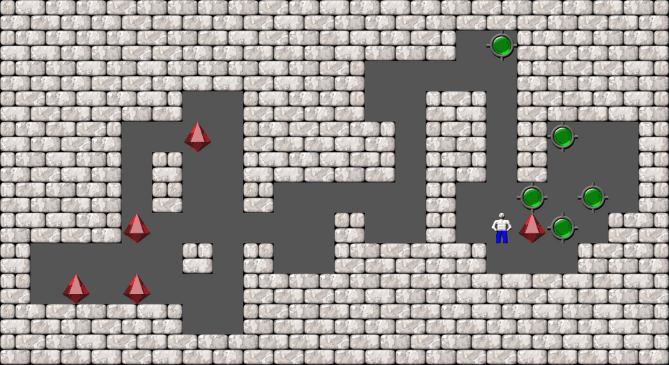 Sokoban Bugs550 collection level 20